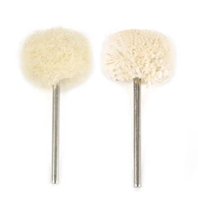 1 шт. 2,35 мм шерсть/хлопок полировальная щетка шлифовальная полировка колеса шлифовальные кисти с хвостовиком роторные аксессуары для ухода за зубами TSLM2