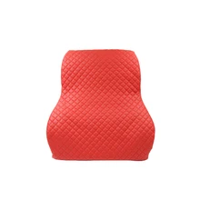 Поясничного Поддержка мягкий памяти хлопок массаж спины талии подушки красный для стульев автомобили мест офисные облегчить боль