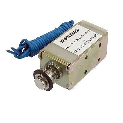 

AC 220V 4.68Amp 16000GF Push Type Solenoid Electromagnet