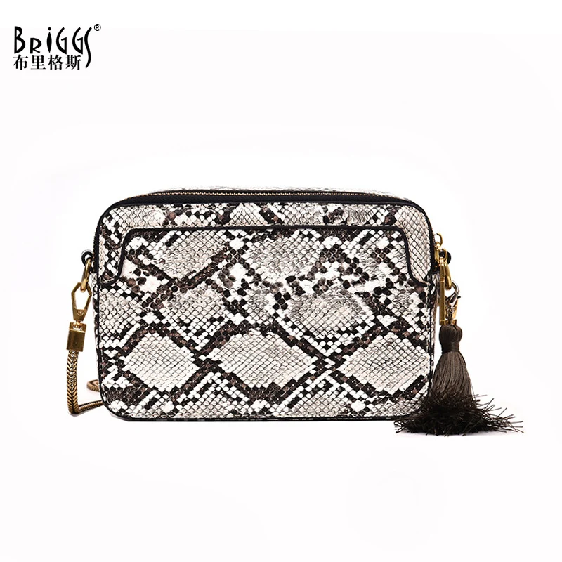 

BRIGGS Fashion Women Shoulder Bags Designer Quality Leather Chain Female Flap Bag Vintage Small Ladies' Messenger Bag sac a main