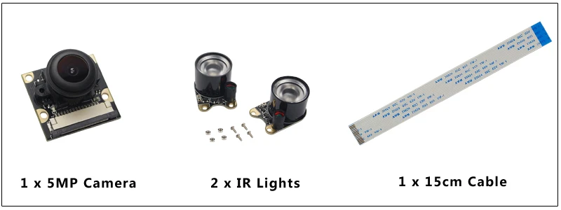 Камера ночного видения Raspberry Pi 3 Model B 5MP OV5647 Fisheye Webcam 1080 P широкоугольный модуль камеры для Raspberry Pi 3B +/3B/2B