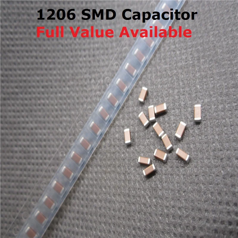 100 шт. 1206 104 НФ 10 нФ 22 47 472 0 01 50 в SMD конденсатор 022 047/0 1/0 22/103/мкФ 223 473 224 k/m/z