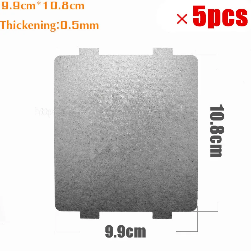 

5pcs/lot 9.9*10.8cm Spare parts for microwave ovens mica microwave mica sheets for Midea magnetron cap midea microwave