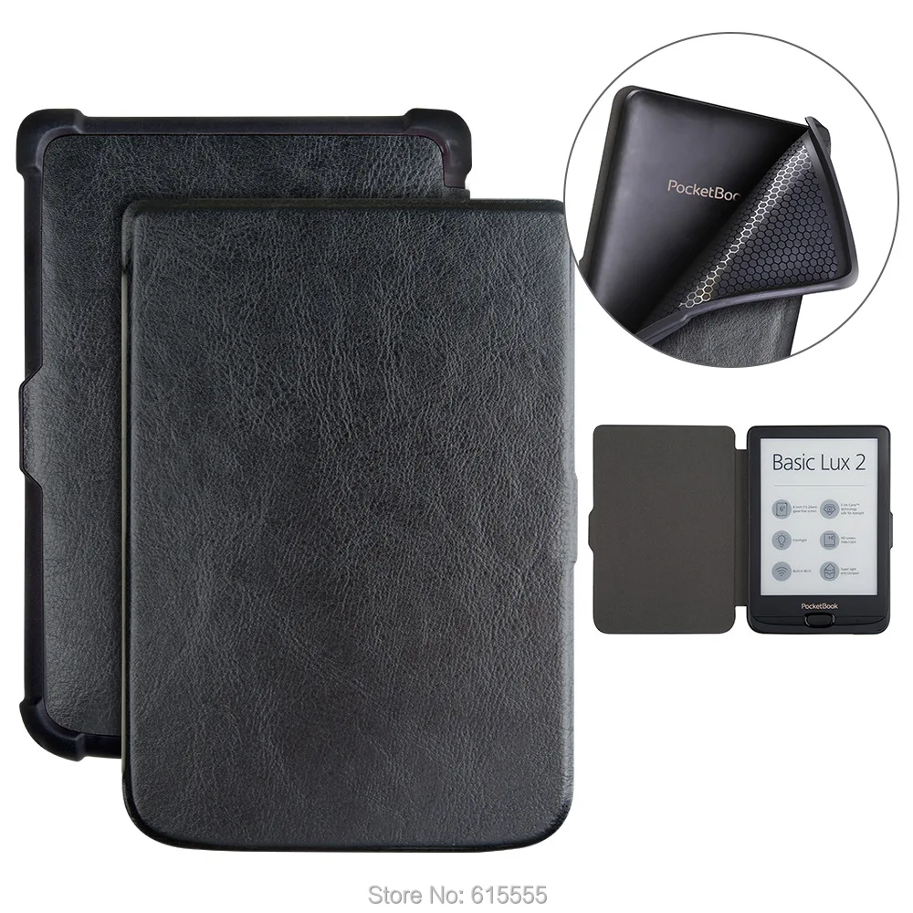 Gligle чехол из тонкой кожи чехол для электронной книги PocketBook Touch Lux 4 627 HD 3 632 Basic 2 616 читалка термополиуретановая оболочка 300 шт./лот