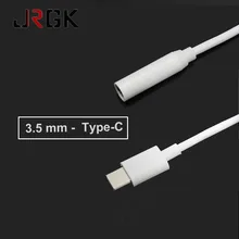Tipo C Para 3.5mm Adaptador de Fone de Ouvido Cabo USB 3.1 USB-C Macho Para 3.5 AUX Audio Jack Fêmea Para Tipo Letv 2 Pro 2 Max2-C conector