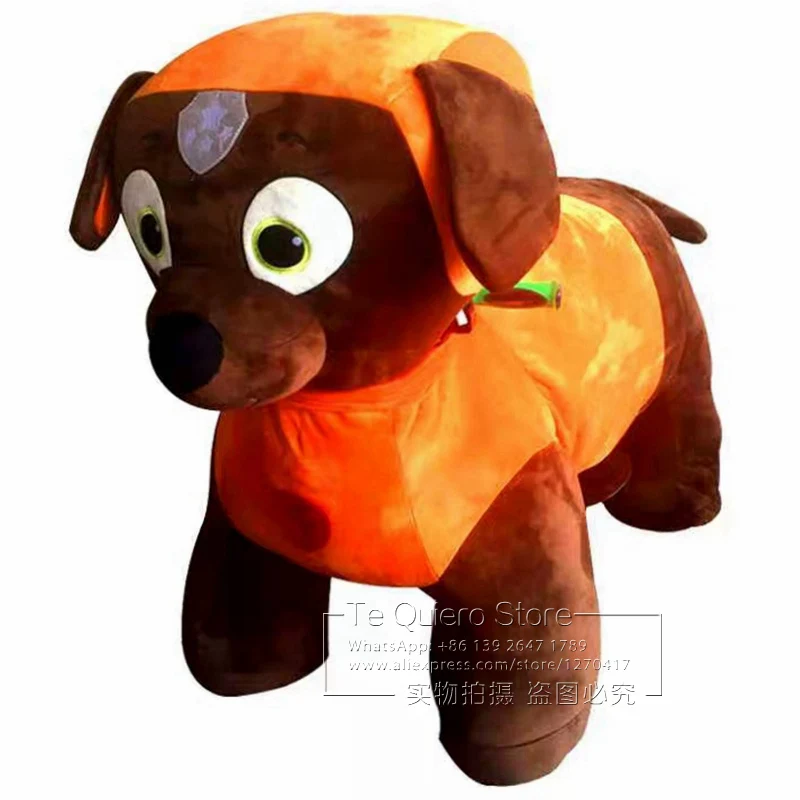 

Outdoor Amusement Park Electric Battery Operated Ride On Animals Dog Toy Animal Robot For Sale