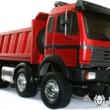 LESU 1/14 Bz 8*8 гидравлический самосвал Модель радиоуправляемого грузовика мотор радио ESC DIY Tmy THZH0191