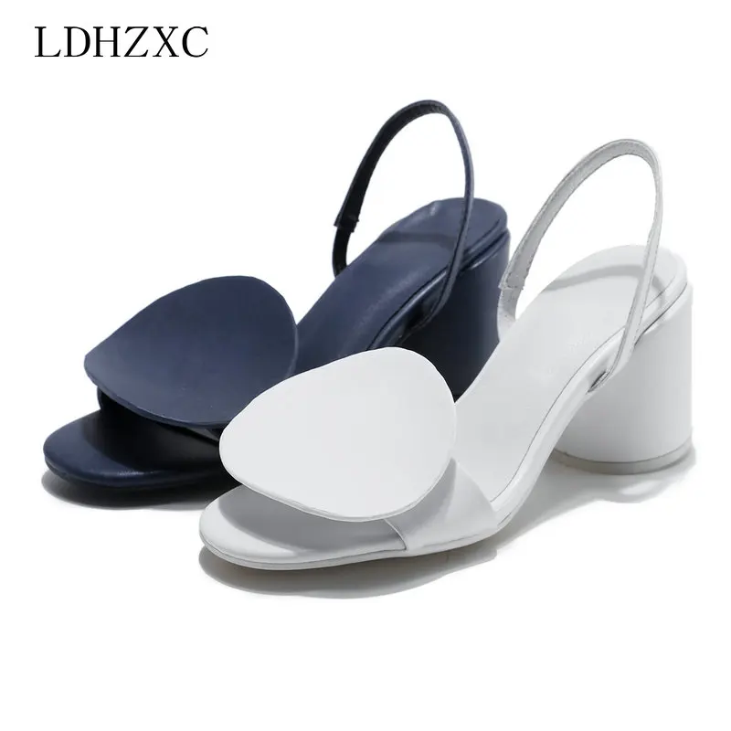 

LDHZXC sandals Korean version of the diamond sandals with leather sexy high heeled diamond sandals Roman women sandals
