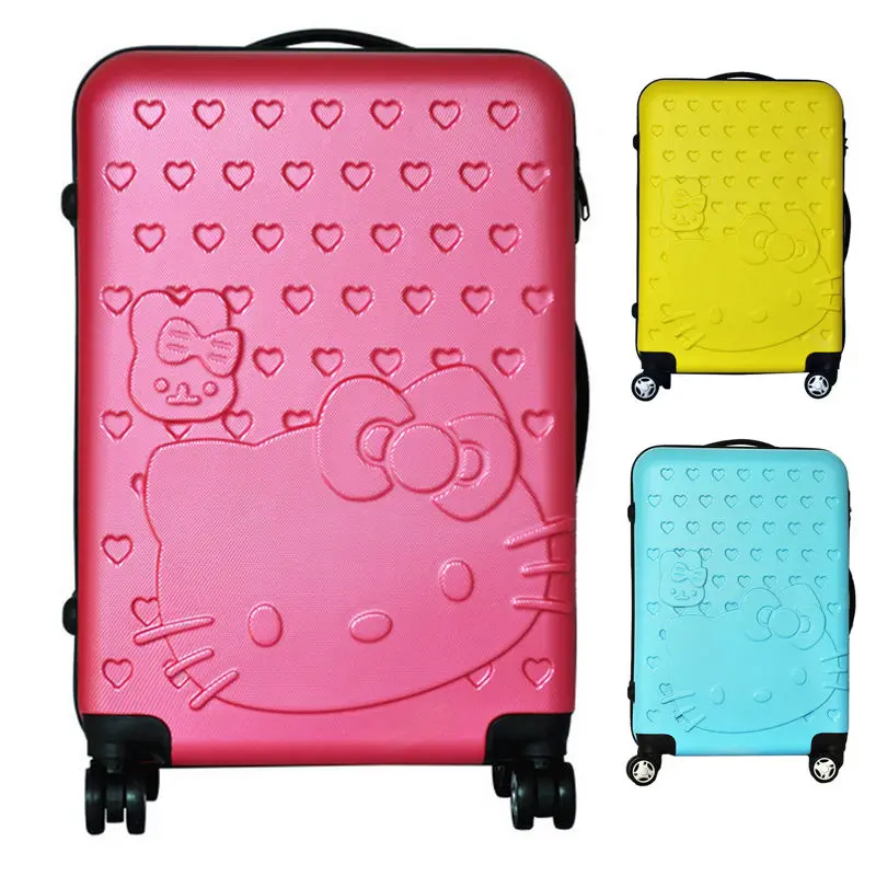 Buy Hello kitty suitcase luggage trolley bag women