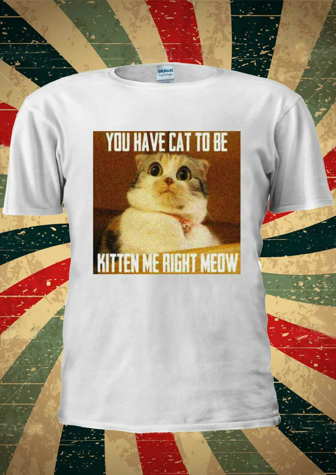 You Have Cat To BE Kitten Me Right Now Meow Tumblr T Shirt Men Women Unisex 1640 wholesale Tee custom Environmental printed | Мужская