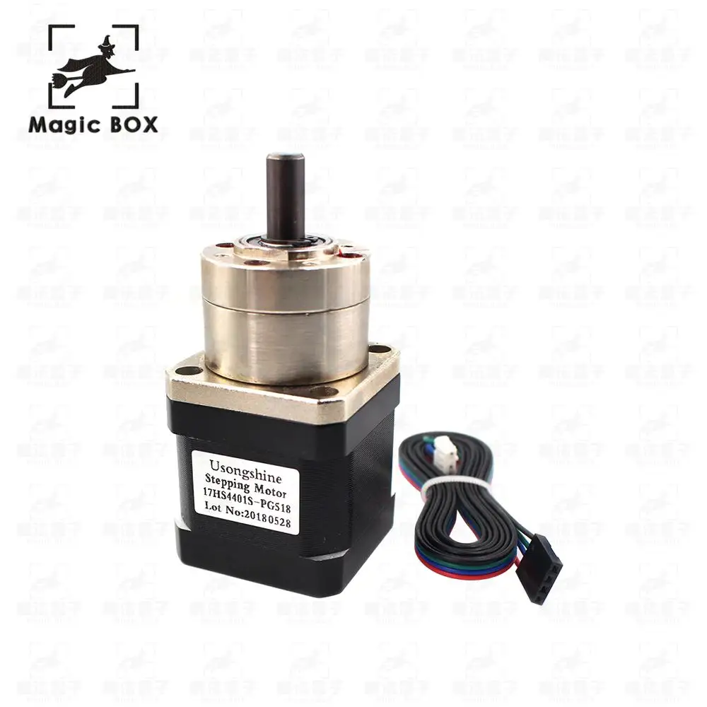 

3d printer 4-lead Nema17 Stepper Motor 42 motor Extruder Gear Stepper Motor Ratio 5.18:1 Planetary Gearbox Nema 17 Step Motor