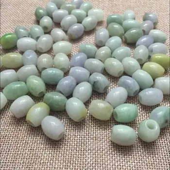 

30pcs/lot Wholesale High Quality Natural AAA Emerald Loose Round Jade Beads Ball, Fine Jade Beads For Jewelry Making DIY