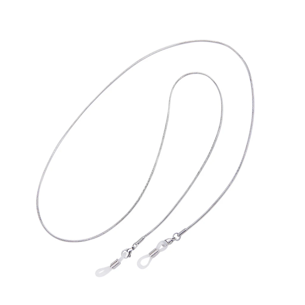 Stainless Steel Anti-Slip Eyeglasses Chains Rope Eyewear Neck Cord Landyard Retainer Prevent the Glasses Dropping