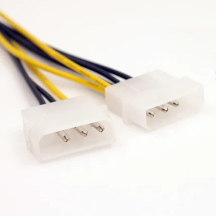 Двойной 4 P до 8 P мощность видеокарты кабель двойной 4PIN до 8PIN мощность видеокарты кабель питания