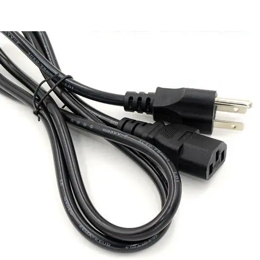 

Fusing US plug Power Cord Three-hole Plug, Three-core, 3x0.75 Square 1.2 Meters For Main Computer Free shipping