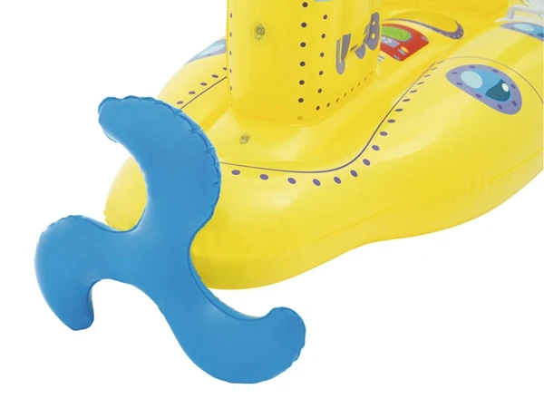 Надувной детский непотопляемый желтая подводная лодка Rider бассейн Поплавок воды Забавные игрушки ездить на матрас пляжные игры