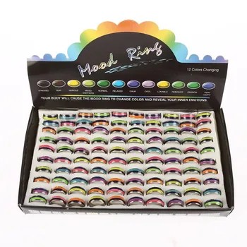 

100PCS MOOD RINGS !! COLOR CHANGE