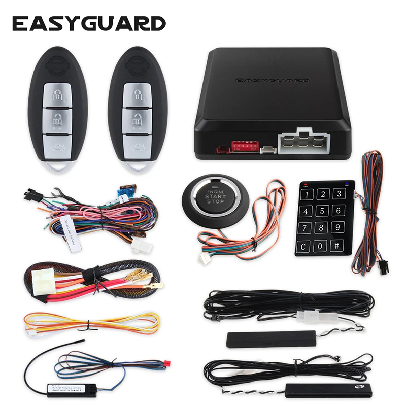 EASYGUARD компания Универсальный PKE аварийная система авто пассивный ЗАМКАМИ