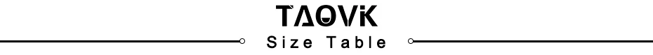 Size Table