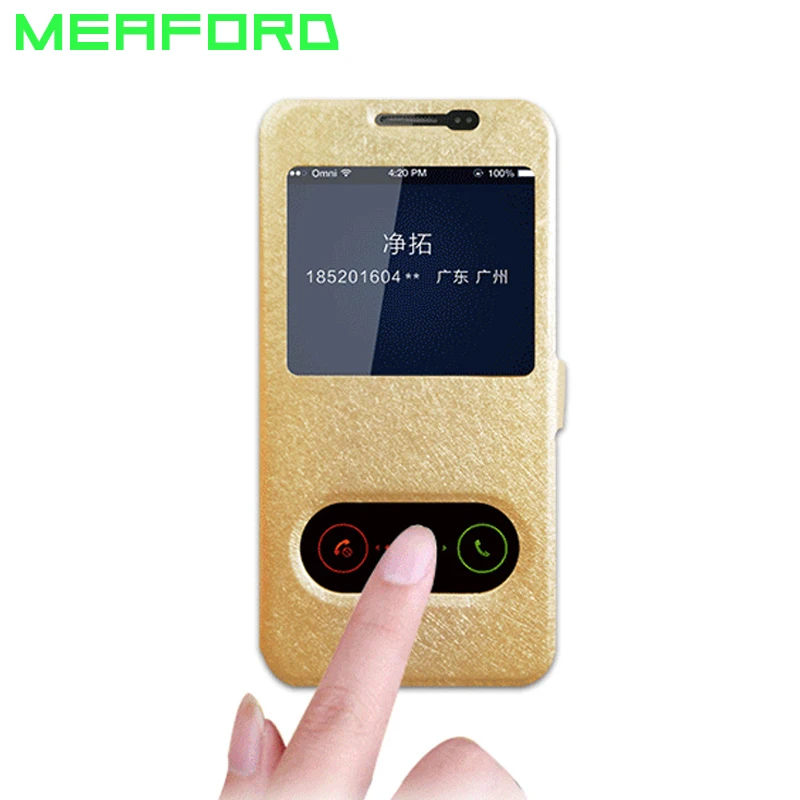 

For Samsung Galaxy J3 2017 Case PU Leather Cover View Window Flip Phone For Samsung Galaxy J3 2017 J330F J330 Eurasia Edition