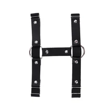 1 шт. 4 цвета с двойным рядом камней Винтаж рок застежка украшение с заклепками тела ремни-цепи из искусственной кожи с регулируемым размером ноги кольцо бондаж-бюстгальтер