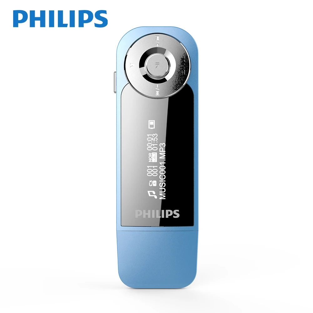 Philips 8 Гб MP3 плеер мини спортивный бег клип с наушниками FM радио FLAC WMA MP3 формат SA1208