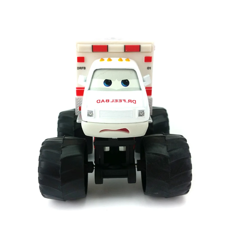 Дисней Pixar Cars Monster Truck Mater Dr. Feel Bad литой игрушечный автомобиль 1:55 свободные