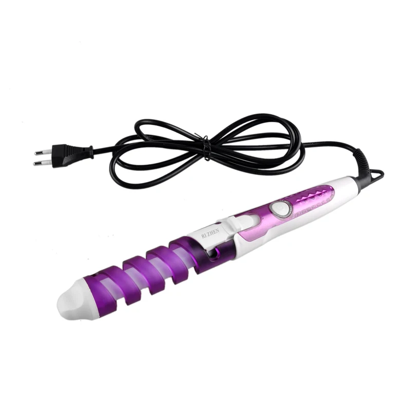 

Candy Color Electric Magic Hair Styling Tool Anti-scald hair stick Hair Curler Roller Pro Spiral Curling Iron Wand Curl Styler