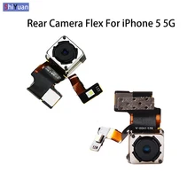 Rear Back Camera Module Flex For Apple iPhone 5 5G Cable Replacement Auto Focus Flash Mobile Phones Facing Camera Module Repair