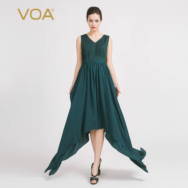 Dark Green Sleeveless Dress