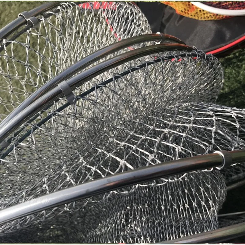fishing mesh bag outdoor red de pesca nylon network bag trap herramientas fish bag fish baske fishing tool L1m-L3.5m  19sizes