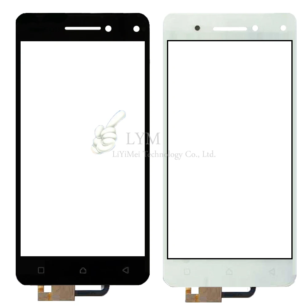 Black White TP for Lenovo Vibe S1 5 0 Touch Screen Digitizer Glass Sensor Panel Phone