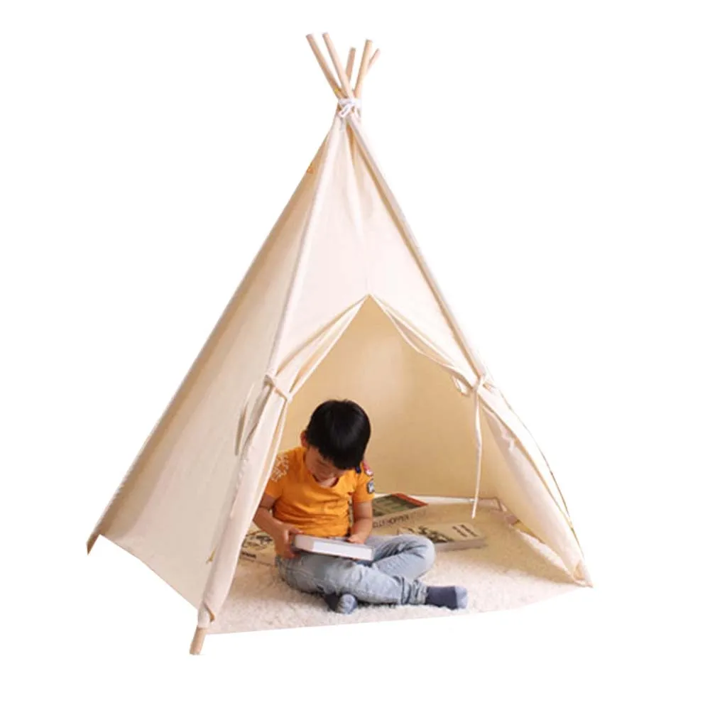 Free Love @Indian children pure cotton cloth interior baby play house Kids Teepee