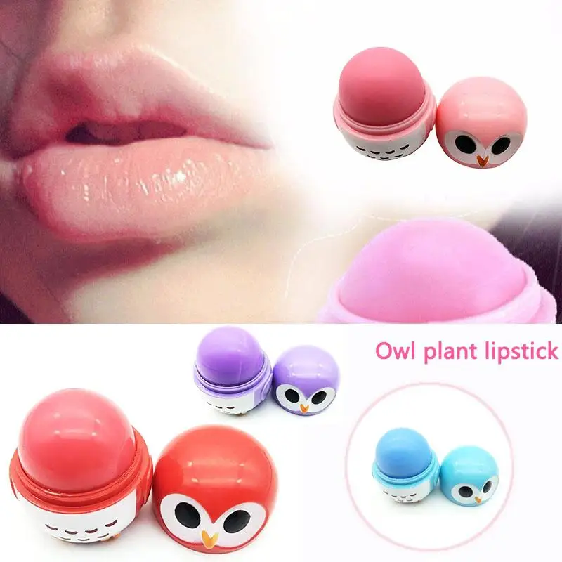 

Hot 1 Pc Candy Color Natural Plant Sphere Lip Gloss Lipstick Fruit Embellish Lipstick Makeup Tool 2019 Owl Moisturizing Lip