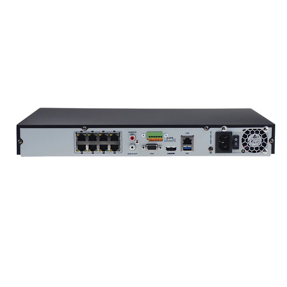 Hikvision Original NVR DS-7608NI-K2/8P 8CH POE NVR 8MP 4K Record 2 SATA for POE Camera Security Net