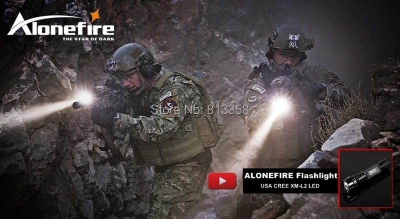 AloneFire TK501Bs тактическая серия CREE XM-L2 светодиодный 1/3/5 Режим профессиональный фонарик факел свет-2