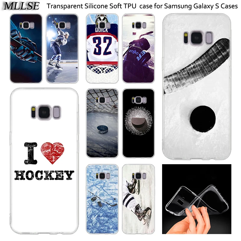 

Hot Ice Hockey Soft Silicone Case For Samsung Galaxy Note 10 Plus S8 S9 S10 Plus 5G S6 S7 Edge S5 S10e Note 5 Fashion Cover