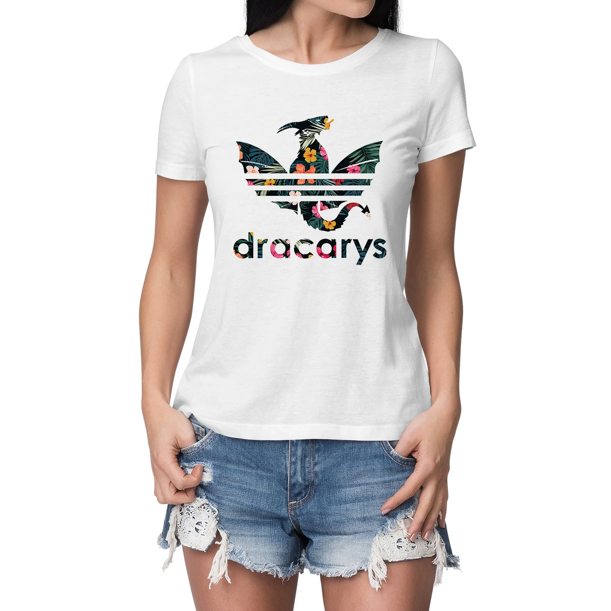 Dracarys Футболка женская мама дракона Топы Harajuku Khaleesi Camisetas dadragon Dragon женская летняя Игра престолов одежда