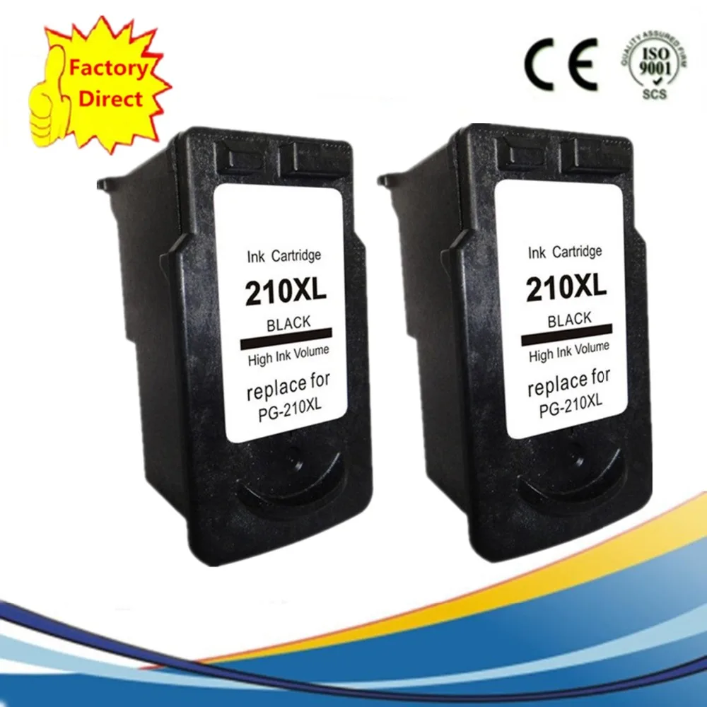PG 210 XL 210XL PG210 PG210XL с черными чернилами картриджи многоразовых картриджей для Canon