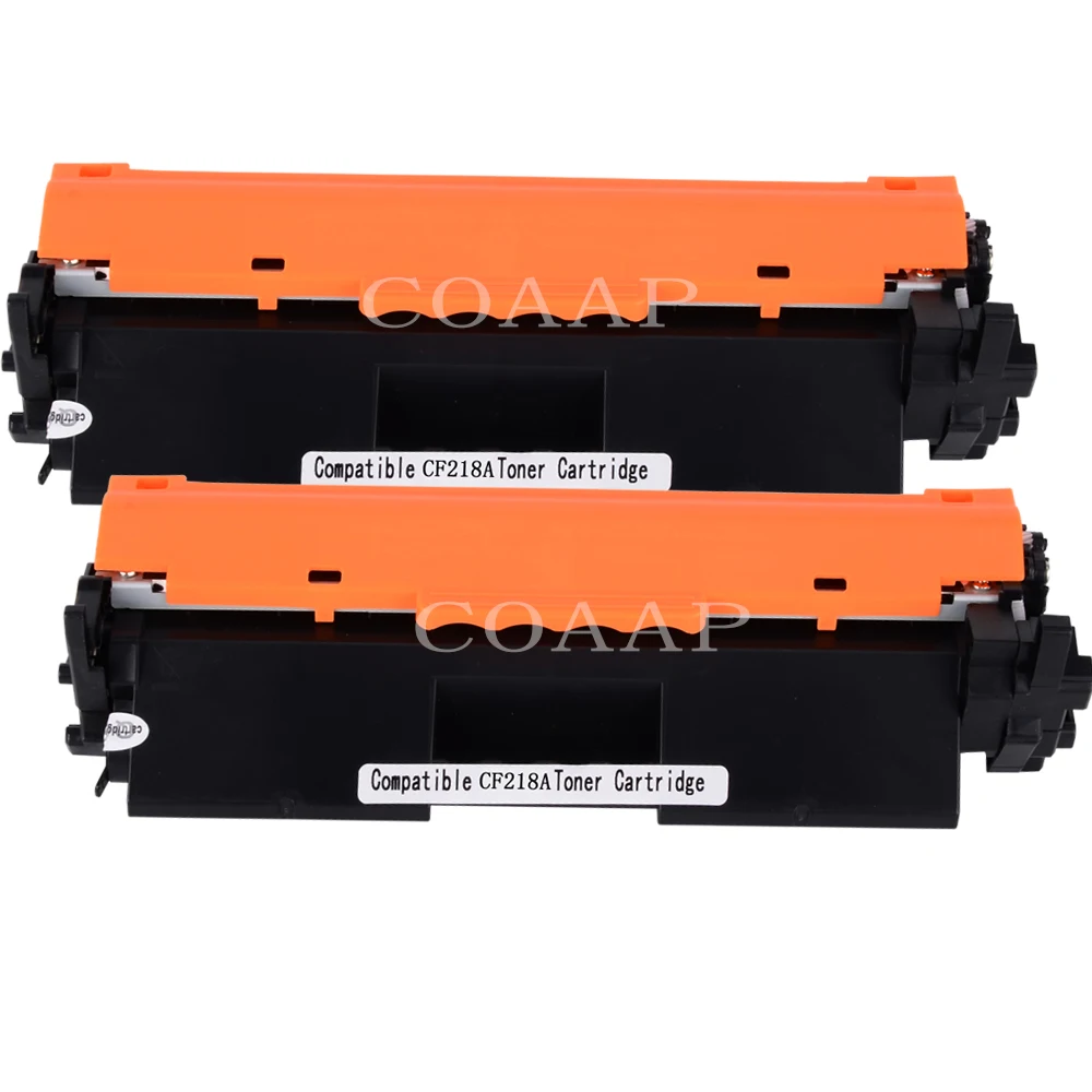 Картридж с тонером 18A 218A 2 упаковки совместим HP CF218A LaserJet Pro M104a M104w M132fn M132fp M132fw M132nw