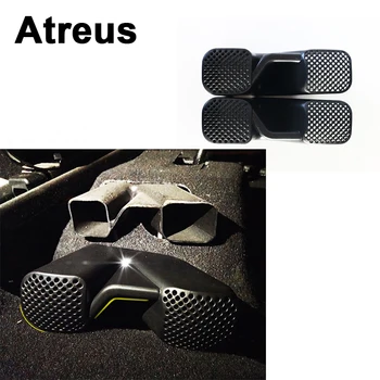 

Atreus 2pcs Car Accessories Seat Air Conditioner Grill Outlet Dust Covers Sticker For Renault Koleos MK2 Kadjar 2016 2017 2018