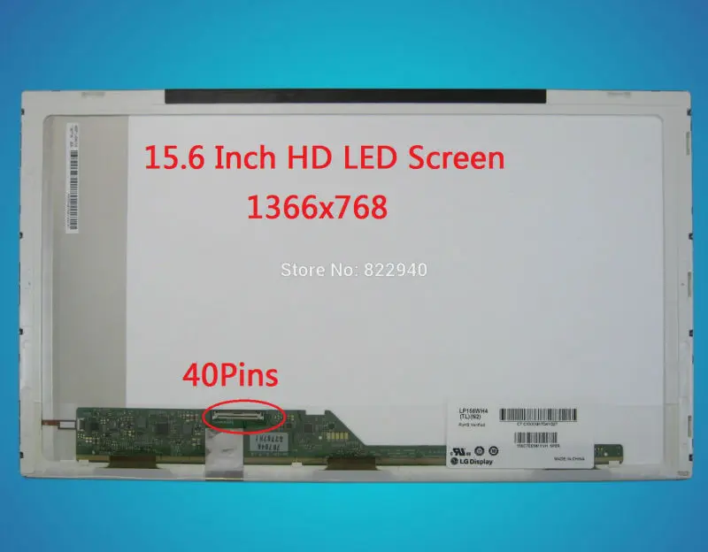 opaco Display a LED SCREEN 15,6" ASUS k53sk 