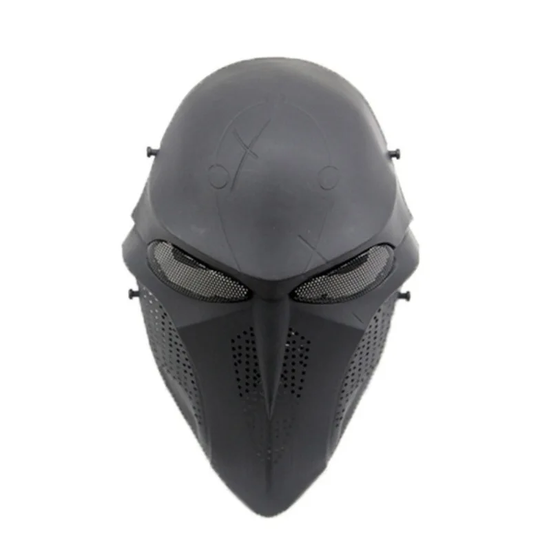 Страшная маска для страйкбола, пейнтбола, черепа смерти, маска для косплея, маски на Хэллоуин, сетчатая армейская Военная Тактическая Маска для военных игр