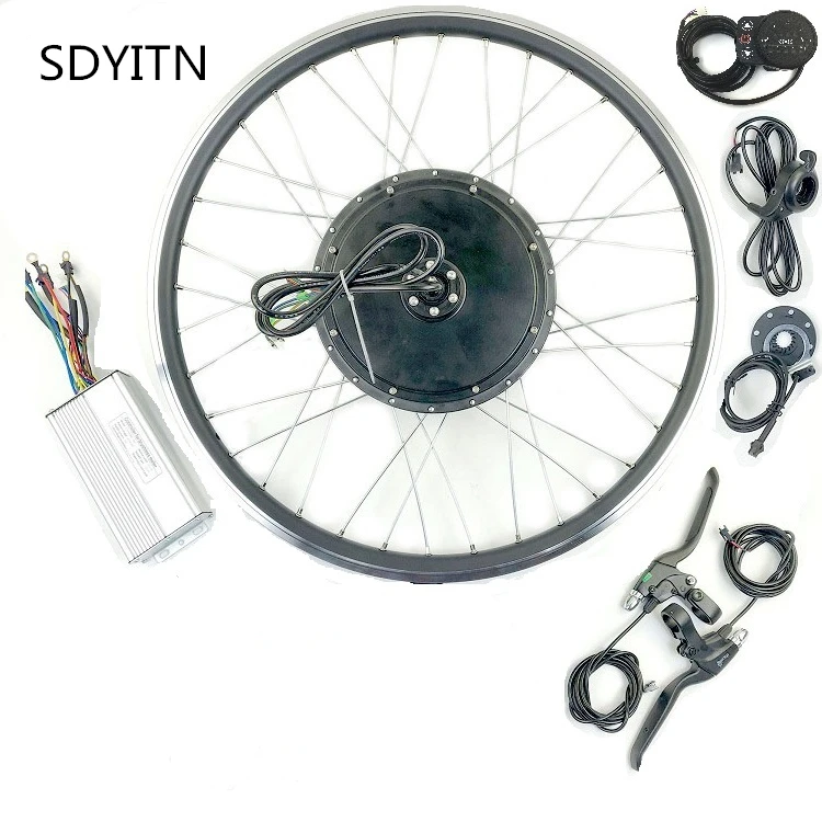 

SDYITN 48V1500W Electric Bicycle Conversion Kit E-bike Front Wheel Hub Motor with LED900S Display