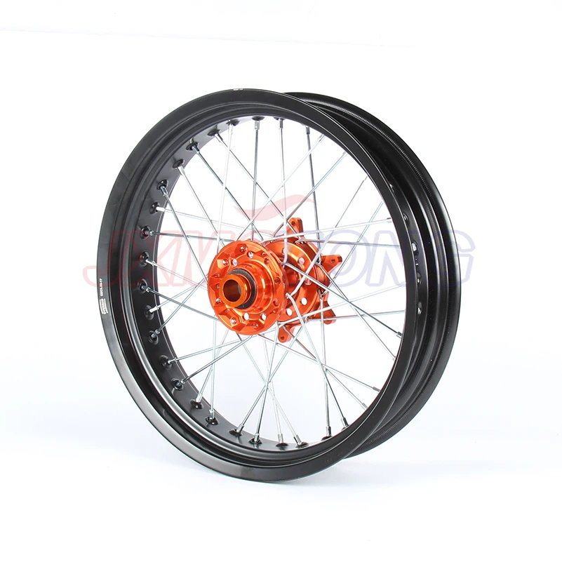 Ободок для переднего колеса Supermotard оранжевый ободок ступицы 3 5*17 дюймов KTM SXF EXC R SX