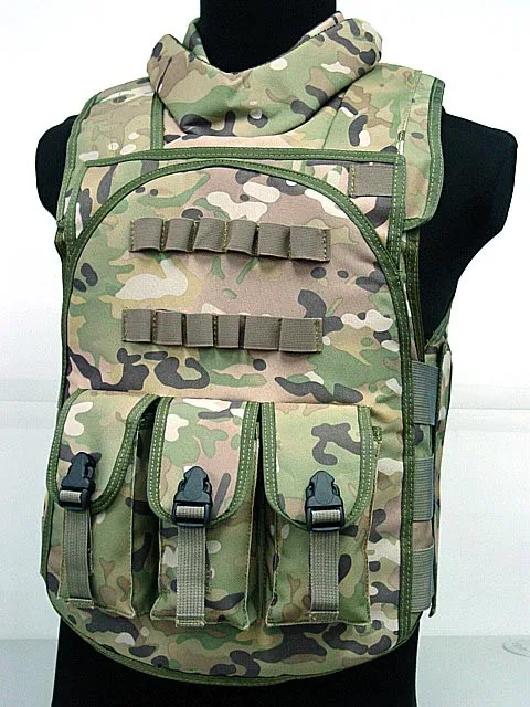 

SWAT Airsoft Paintball Tactical Combat Assault Vest BK/DE/multicam