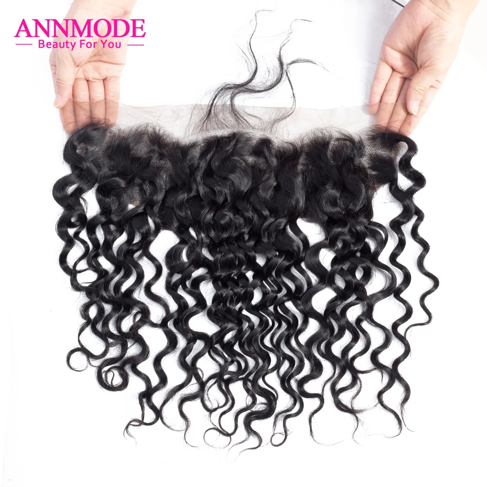 Annmode 13 &quotx 4&quot предварительно выщипанное кружевное фронтальное Закрытие