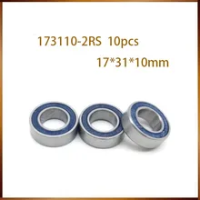 10 Pcs 173110 Bicyle Bearing 17X31X10 Mm Fiets Hub Beugels Spares 173110RS Si3N4 Kogellagers 173110-2RS