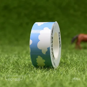 

Cotton Clouds Color Washi Tape for KingJim LR5C MP20 LR-RK1C label sticker Mini cute tape 15mm*4m for TEPRA Lite label printer