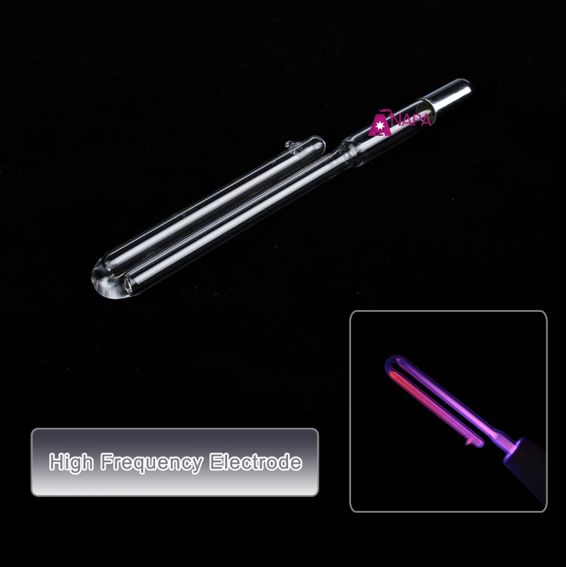 D"arsonval Portable High Frequency Replacement Electrode Glass Tube for